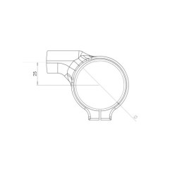 Semimanubri Off-set 25 Spider - 2